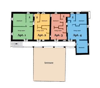 Map of first floor