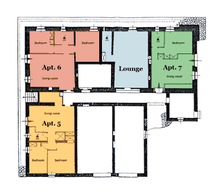 Map of ground floor